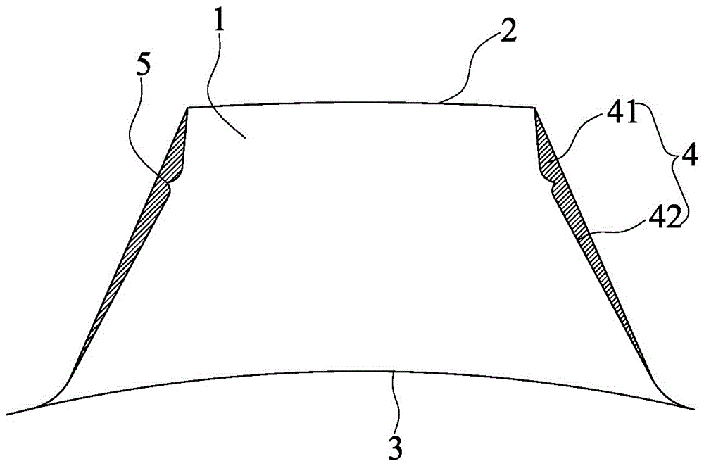 農(nóng)業(yè)輪胎花紋塊結(jié)構(gòu)的制作方法附圖