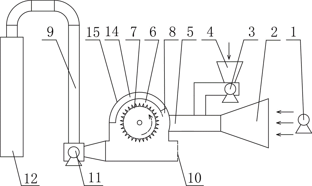 一種棕絲清質(zhì)排雜機(jī)的制作方法附圖