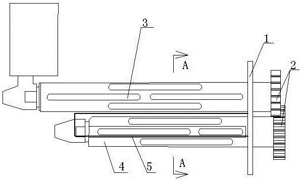 具有篦板的玉米摘穗輥總成的制作方法附圖