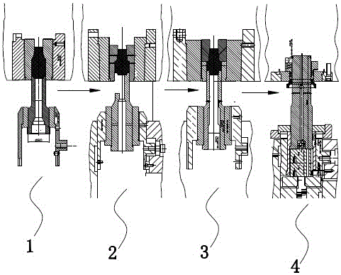 高速鍛造機(jī)鍛造機(jī)構(gòu)的制作方法附圖