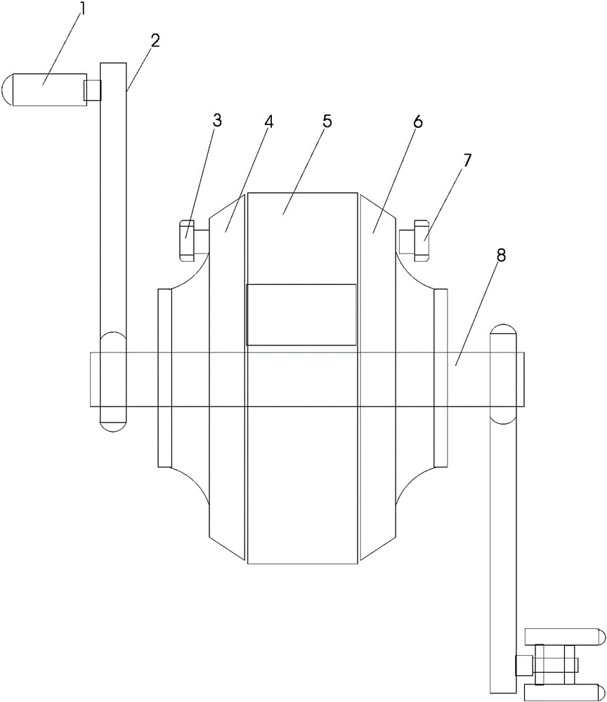 腳踏式葉片泵的制作方法附圖