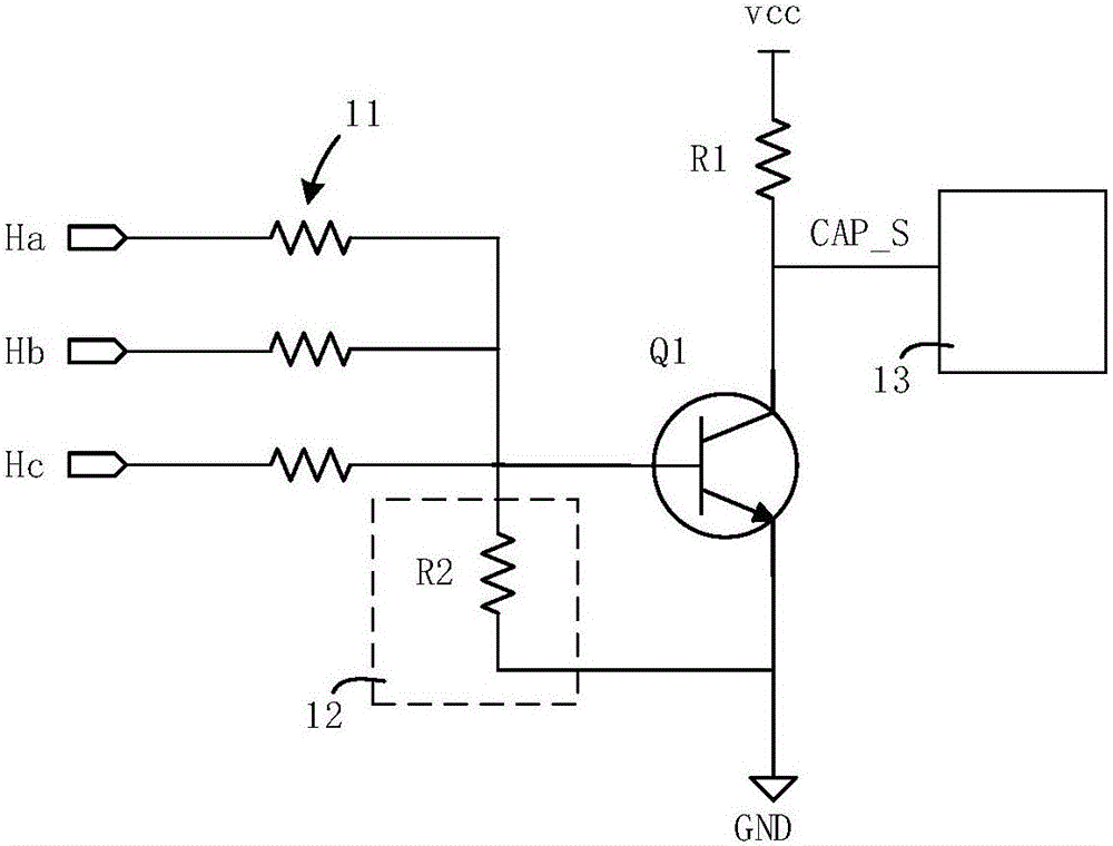 一種無刷電機霍爾信號檢測電路和電機驅(qū)動器的制造方法附圖