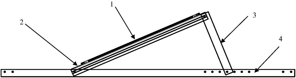 光伏板快速安裝支架的制作方法附圖